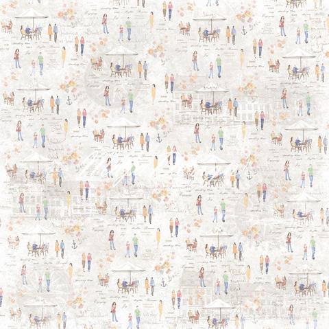 Brand New Release - Limited Edition - Maja Designs "NYHAVN" Collection - Historical Atmosphere 12" x 12" double sided sheet