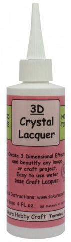 3D Crystal Lacquer - 4 oz. bottle